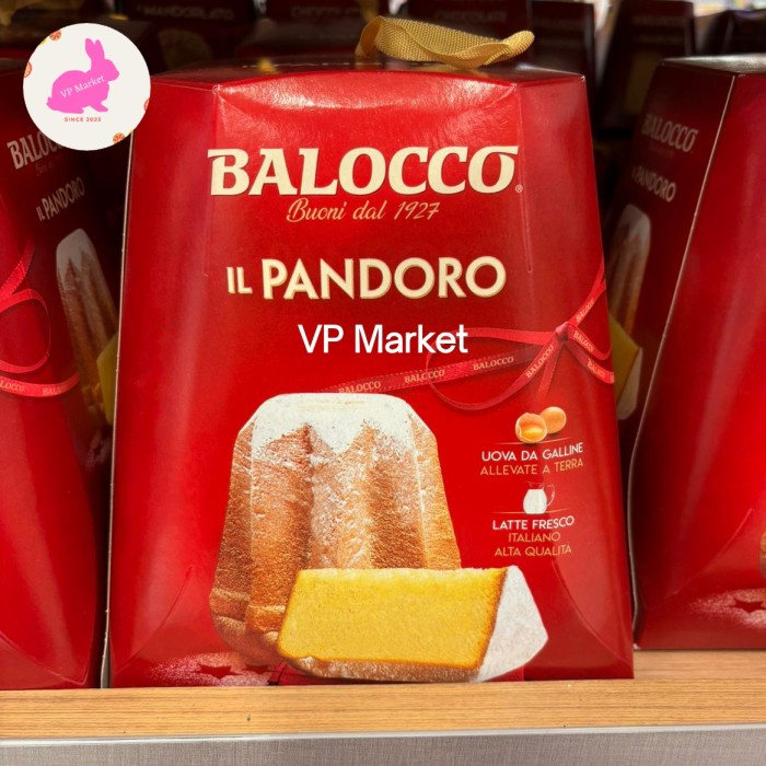 

Balloco Panettone Pandoro 500g Kue Natal Christmas Cake