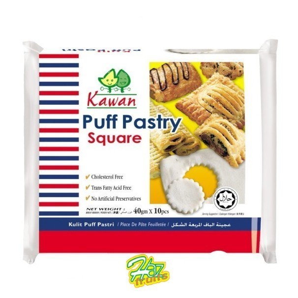 

Kawan Food Puff Pastry Square 4 Inch - 400 Gram