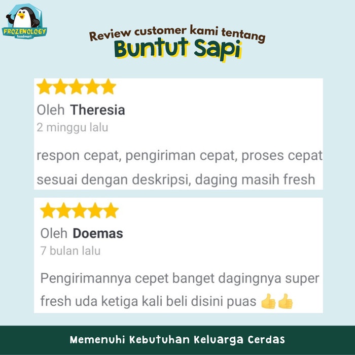 

HJK Beef Oxtail / Daging Buntut Sapi