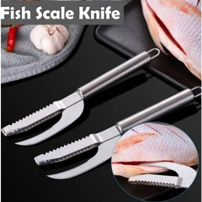 Skewer Pisau Ikan Multifungsi 3in1 / skewer Fish Scale Japan