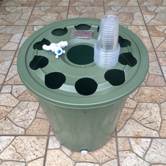 New Paket BUDIKDAMBER Budidaya Ikan Lele dan Sayuran Kangkung dalam Ember Berkualitas