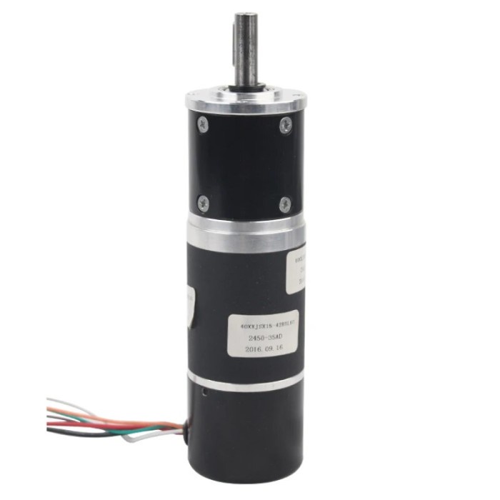 12V 24V PLANETARY GEAR BLDC MOTOR WITH DC WORM REDUCTION GEAR
