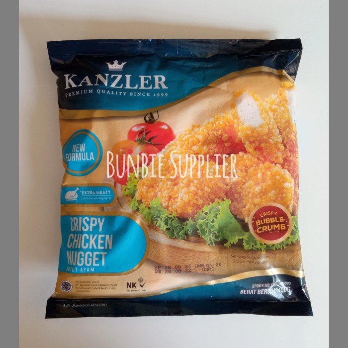 

HJK Kanzler Chicken Nugget Crispy / Original 450gr Naget Ayam Krispi