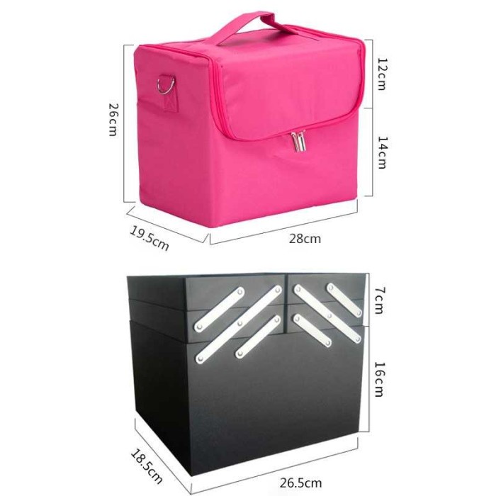 Beauty Case Make Up Besar Box Tas Makeup Kosmetik Mua Makeupartist Bag