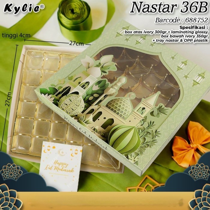 Box nastar lebaran box nastar idulfitri box nastar sekat 36 hole