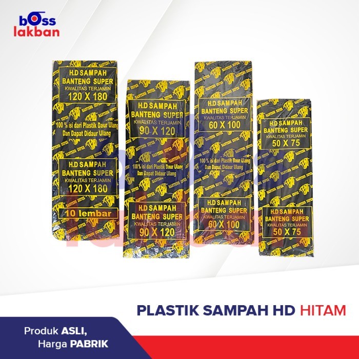 PLASTIK SAMPAH HD HITAM BANTENG SUPER