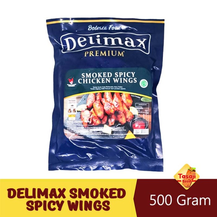

Delimax Premium Smoked Spicy Chicken Wings 500 Gram
