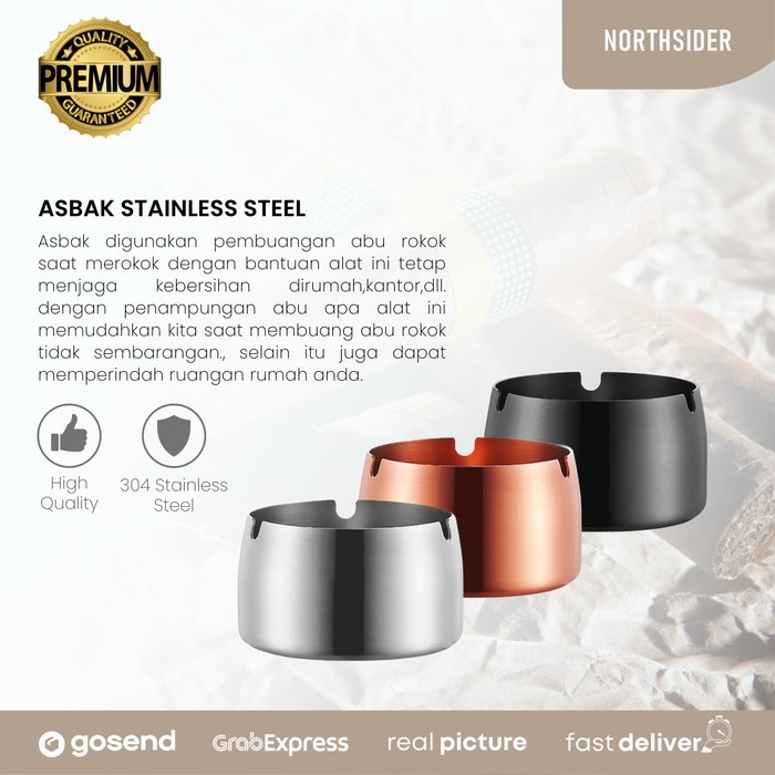 ASBAK ROKOK ASH TRAY METAL