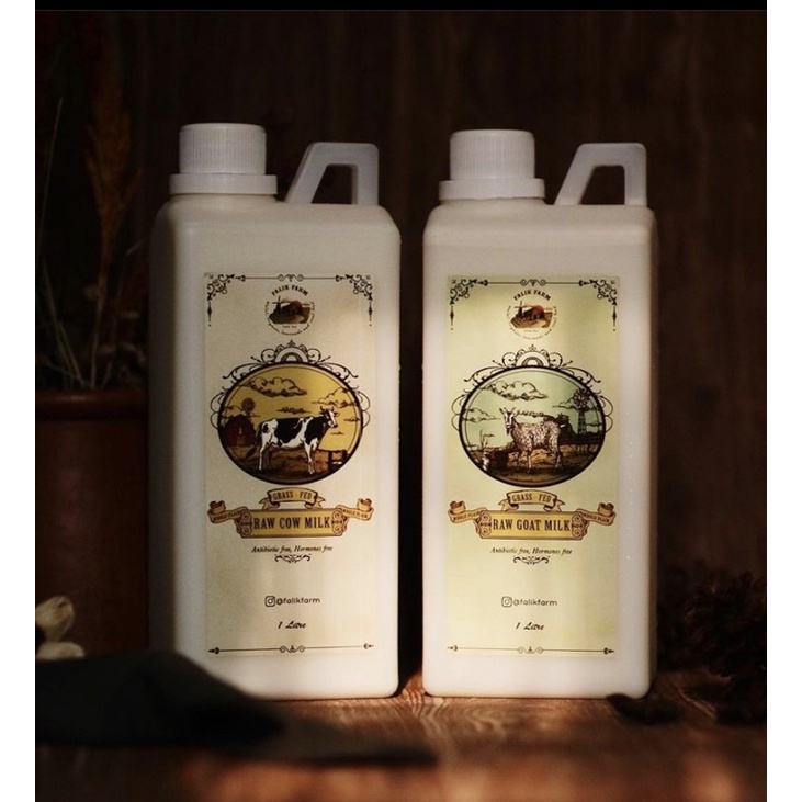 

GRASS FED RAW MILK RAW COW MILK RAW GOAT MILK SUSU SAPI ORGANIK SUSU KAMBING ORGANIK FALIK FARM
