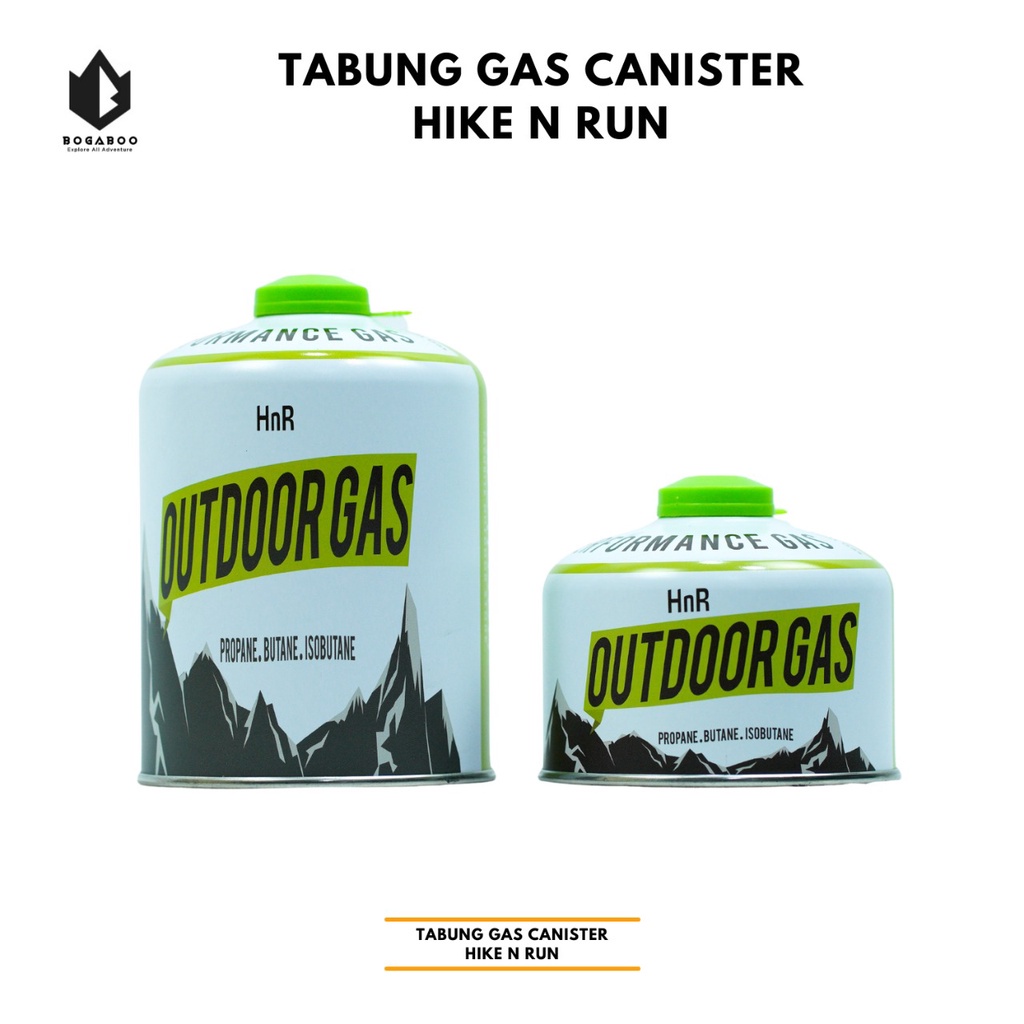 ( COD ) Tabung Gas Canister 450 Gram Hike n Run Kaleng Gas Cartridge canister tabung gas ultralight