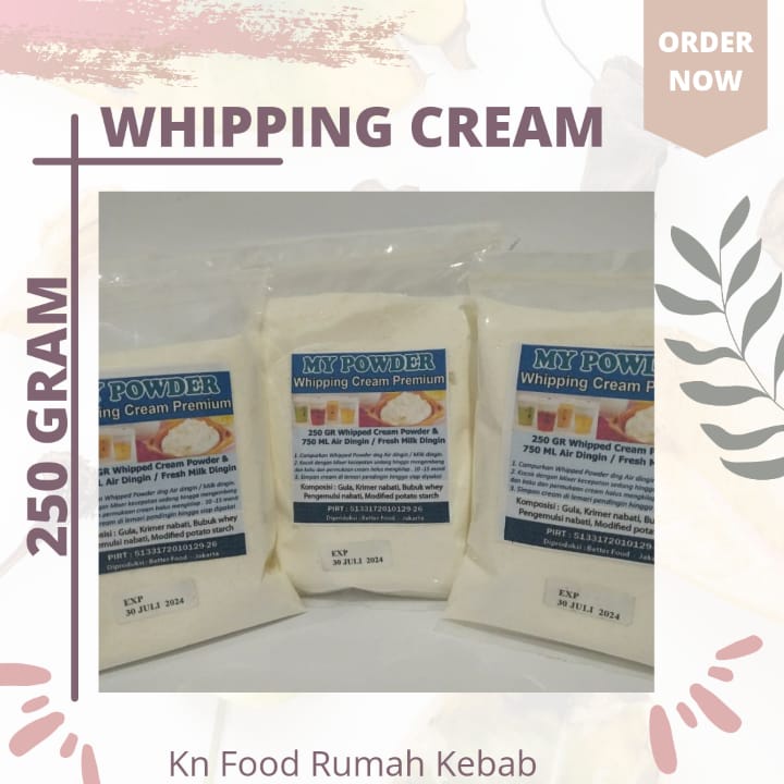 

POWDER WHIPP CREAM PREMIUM 250 gram
