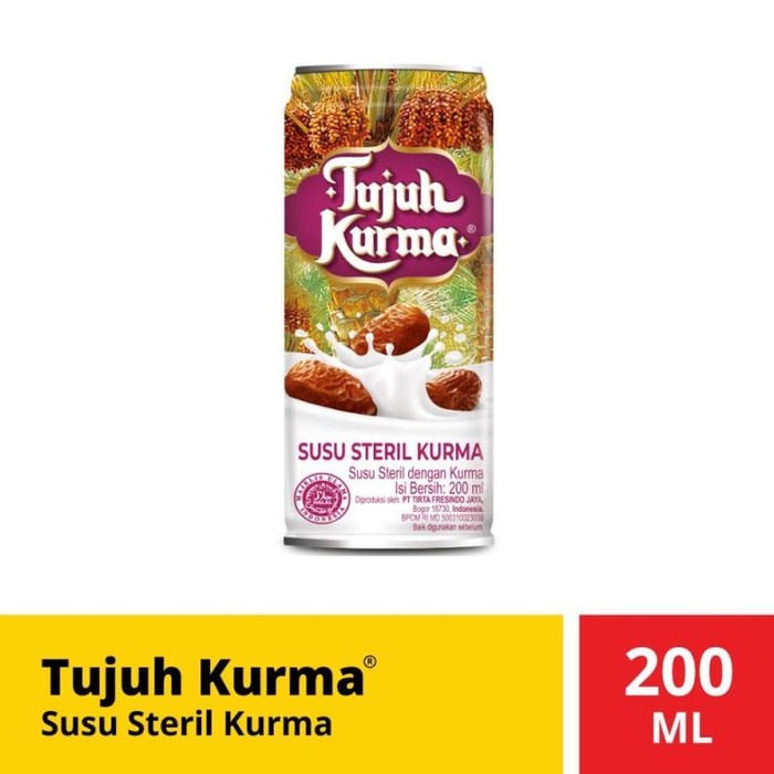 

Susu Steril Tujuh Kurma Kaleng 200ml Isi 12pcs /Kardus