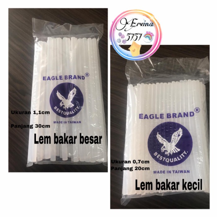 

SALE TERBARU LEM LILIN / LEM BAKAR KECIL DAN BESAR TAIWAN 1KG READYY