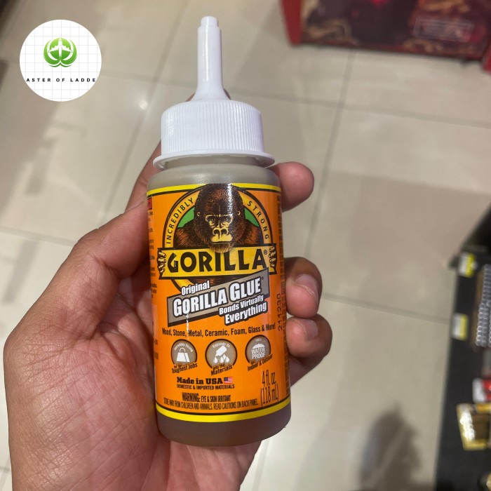 

DISKON WOOD GLUE/LEM KAYU 118 ML PVA WATERPROOF ADHESIVE PROJECT GLUE READYY