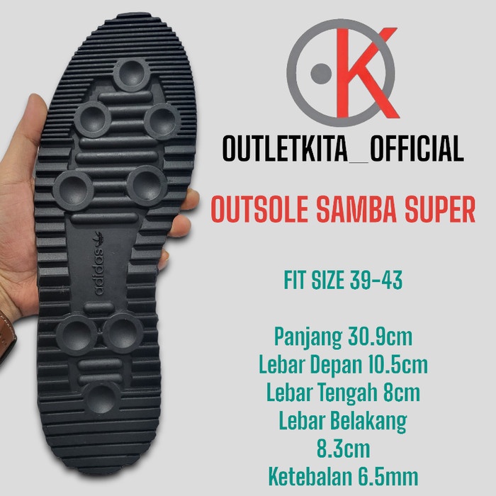 Outsole Adidas Samba Super