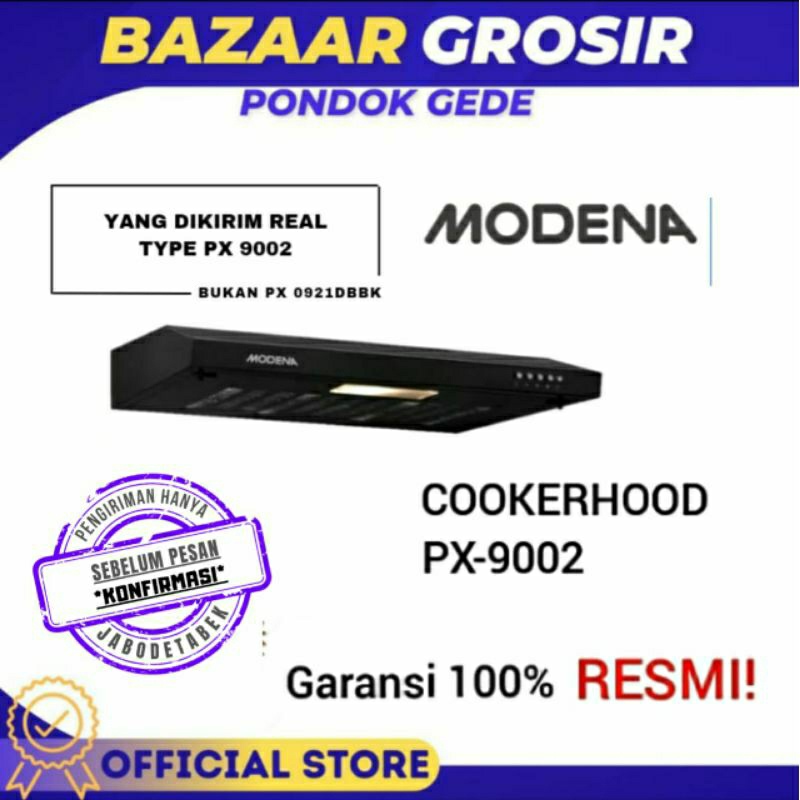 COOKER HOOD MODENA PX 9002 / PX9002 / PX-9002 PENGHISAP ASAP