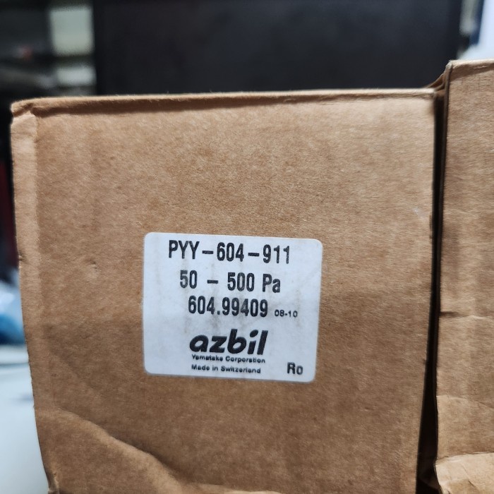 BISA GOSEND AZBIL PYY-604-911. 50-500 PA. READY STOCK. AZBIL TERLARIS