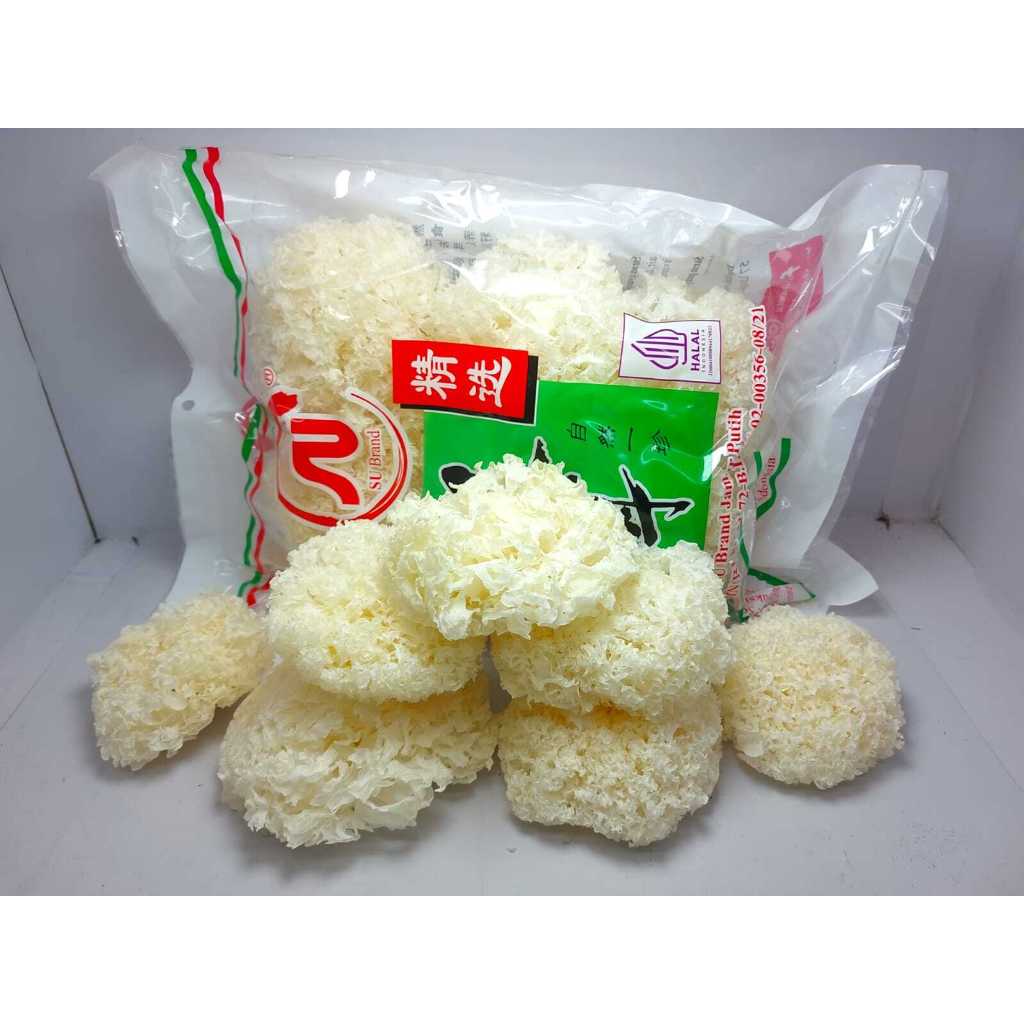 

Jamur Es 100 Gram - Halal - Jamur Putih Super / Jamur Salju / Pek Bokni Bok ni / White Fungus