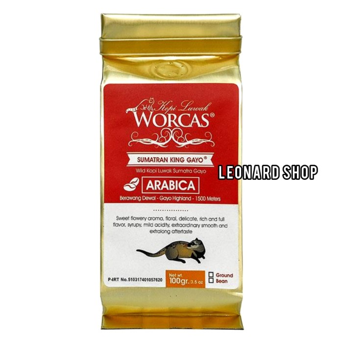 

new collection! Kopi Luwak Liar King Gayo Arabica Sumatera Aceh / Ground - Bean Coffee
