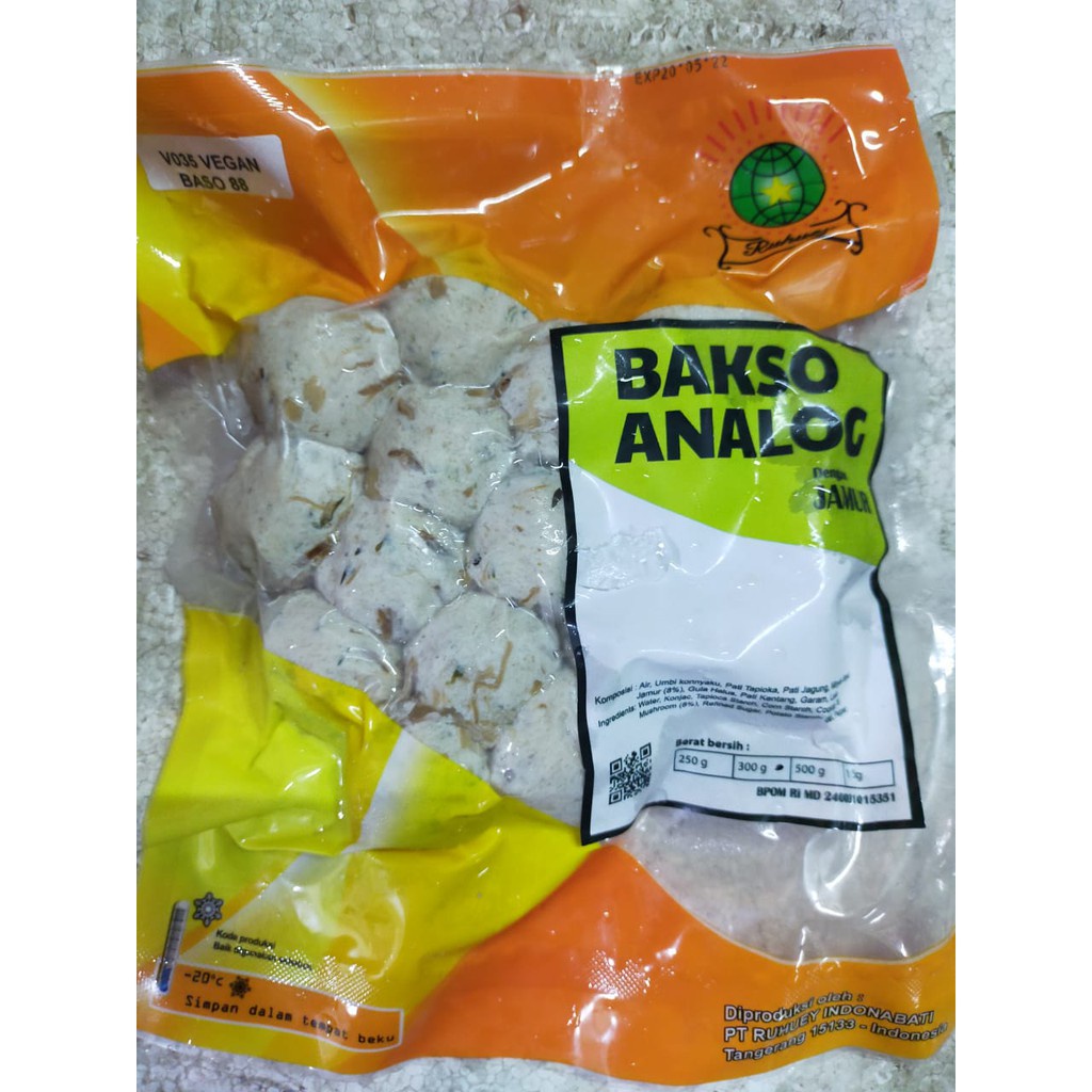 

vegetarian ruhuey baso jamur vegan