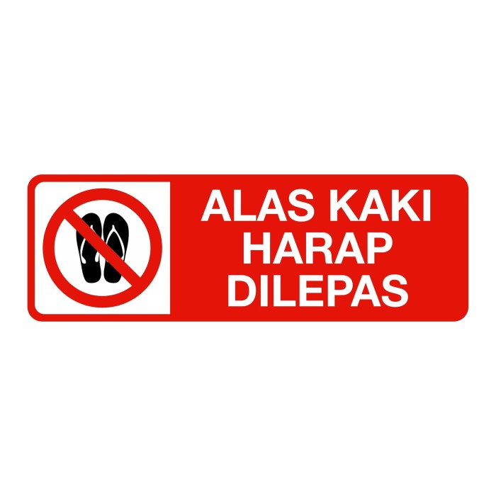 

ATKJaya- RAMBU PLANG ALAS KAKI HARAP DILEPAS 30CM X 10CM AKRILIK