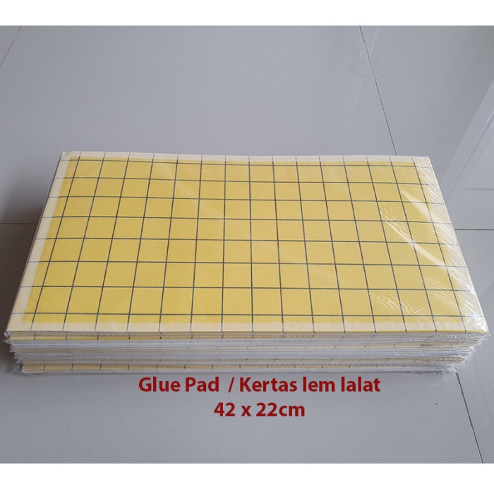 

ATKJaya- 10 lembar Glue Pad / Glue Board / Gluepad Flycatcher Size 42x22cm