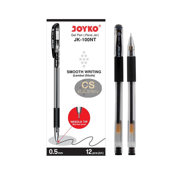 

ATKJaya- Pen Gel / Pena / Pulpen / Bolpoin JOYKO JK-100 NT 0.5 mm (12 pcs)