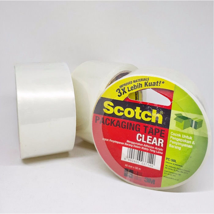 

ATKJaya- LAKBAN BENING LAKBAN SCOTCH 3M 48MM x 50 M SOLASI BESAR 3M