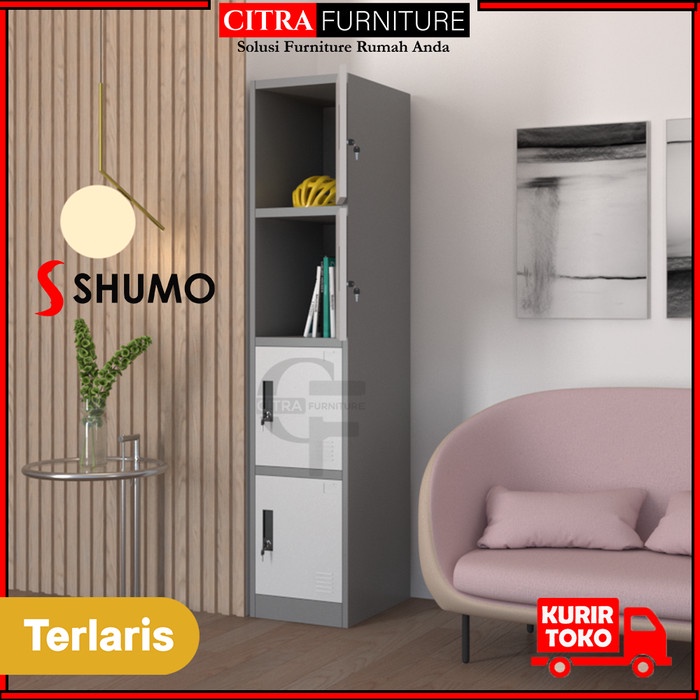 

ATKJaya- Lemari Loker Besi 4 pintuLocker Kantor Dokumen File