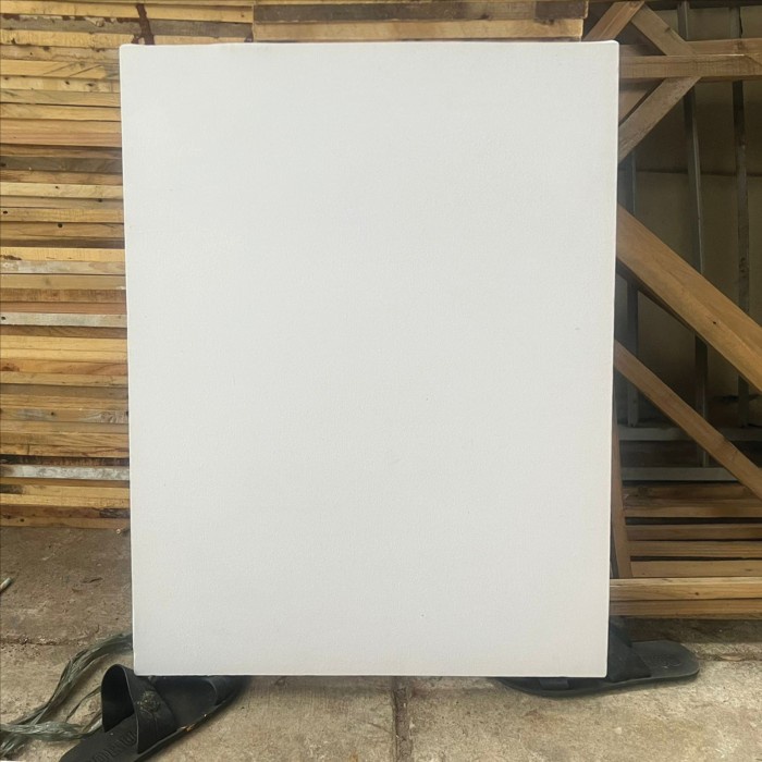 

ATKJaya- kanvas lukis/ media lukis uk. 80 x 100 x 3.5 cm warna putih