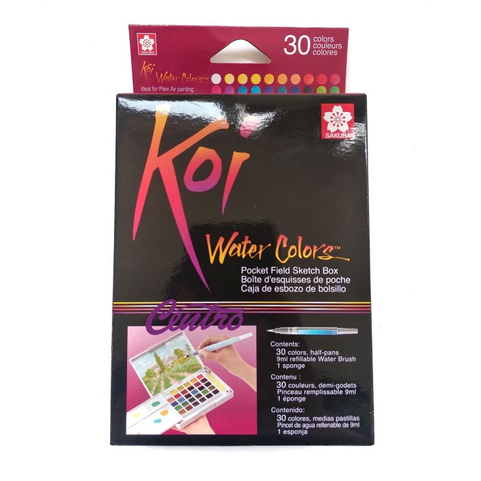

ATKJaya- SAKURA KOI WATERCOLORS 30 / WATERCOLOR 30 / CAT AIR 30 WARNA