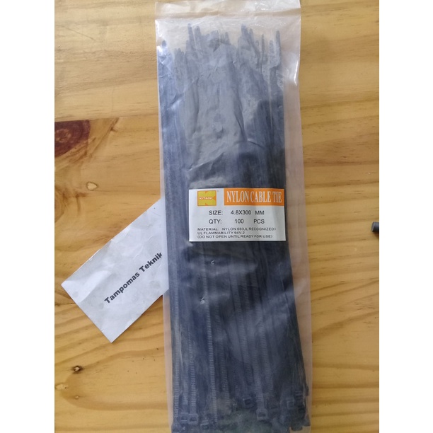 

ATKJaya- Kabel Ties 4.8x300 mm Nylon Tali Pengikat