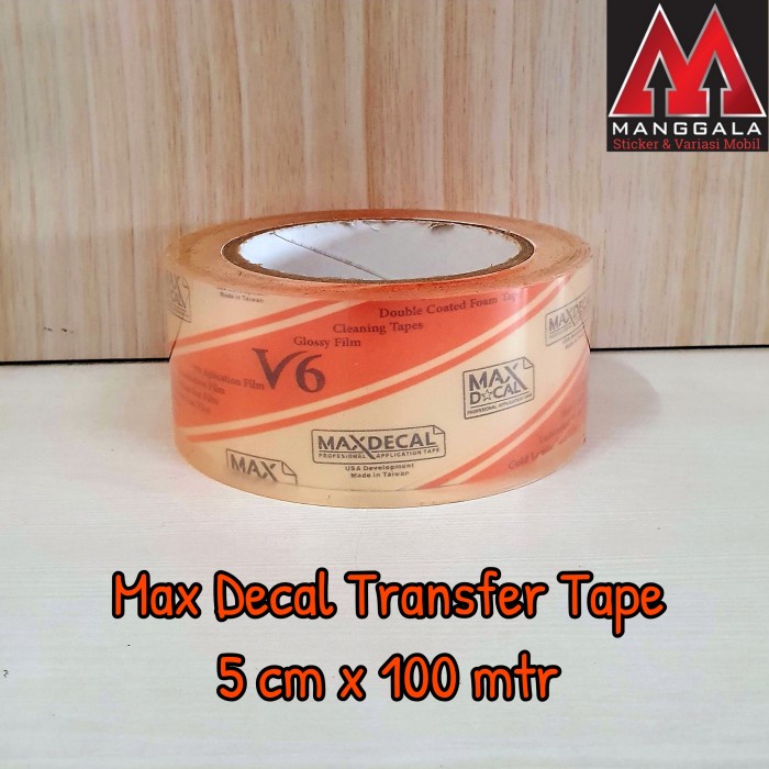 

ATKJaya- Max Decal Masking Transfer Tape Laminasi Cutting Sticker Stiker 5 Cm