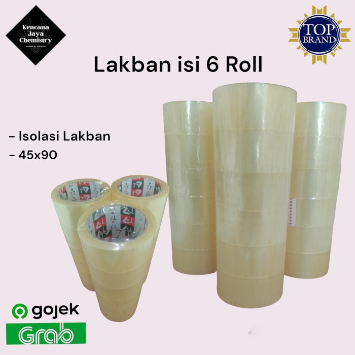 

ATKJaya- Lakban 2 inchi 90 yard/ Selotip besar isi 6 roll