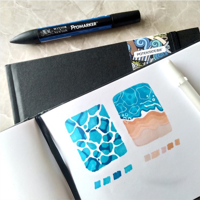 

POTENTATE MARKER PAPER SKETCHBOOK HARD COVER BUKU SKETSA