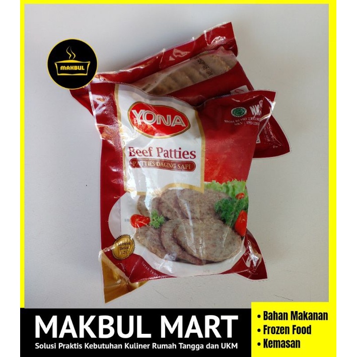 

Yona Beef Patties 500gr