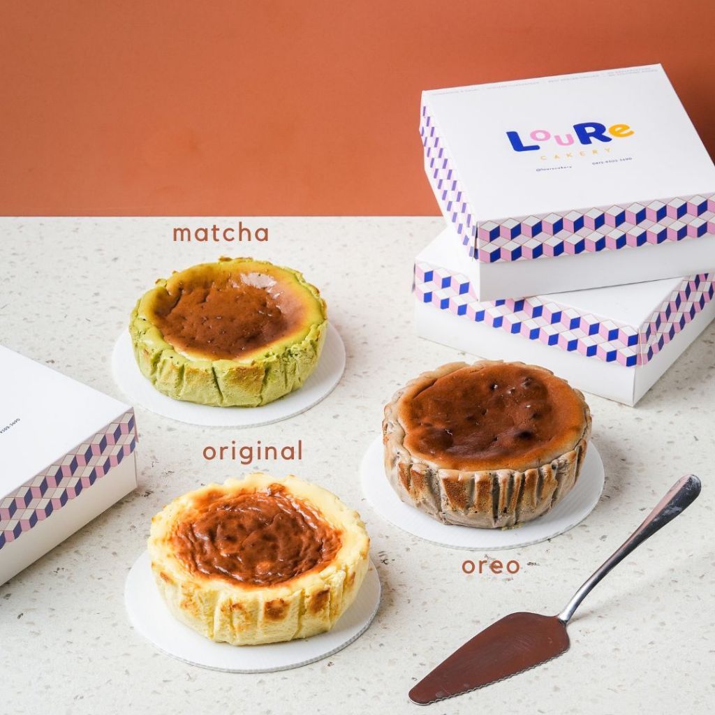 

Loure Cakery - Basque Cheesecake/ Basque Burnt Cheese Cake/ Burnt Cheesecake Diameter 14cm