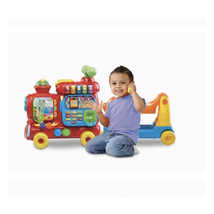 Terbaik Vtech Push & Ride Alphabet Train Original Mainan Kereta Edukasi Anak