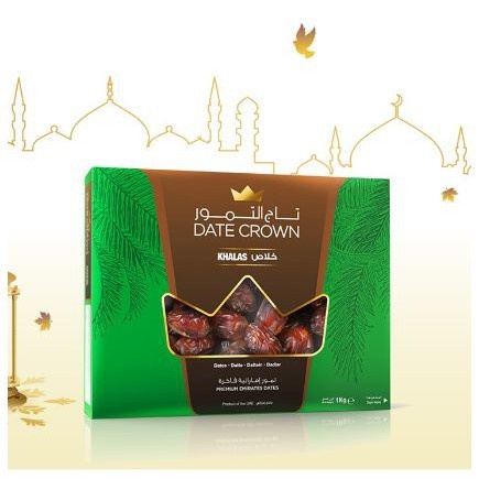 

Kurma Khalas Date Crown 1kg Asli Kurma Kholas Premium Kurma Khalas