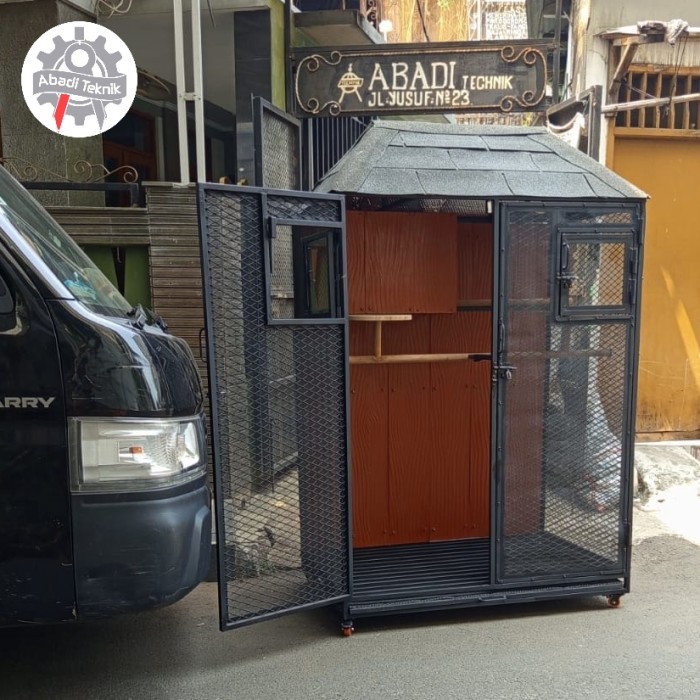 Sangkar Kandang Ternak Koloni Se Aviary nimalis Burung Lovebird Kenari Murai Pleci Perkutut Burung