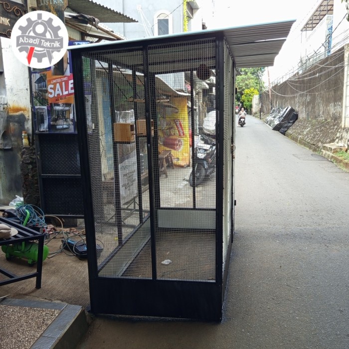 Kandang Burung Parkit Lovebird Sun Conure Falk Parrot Kaka Tua Nuri Falk Sun Conure Besi Besar