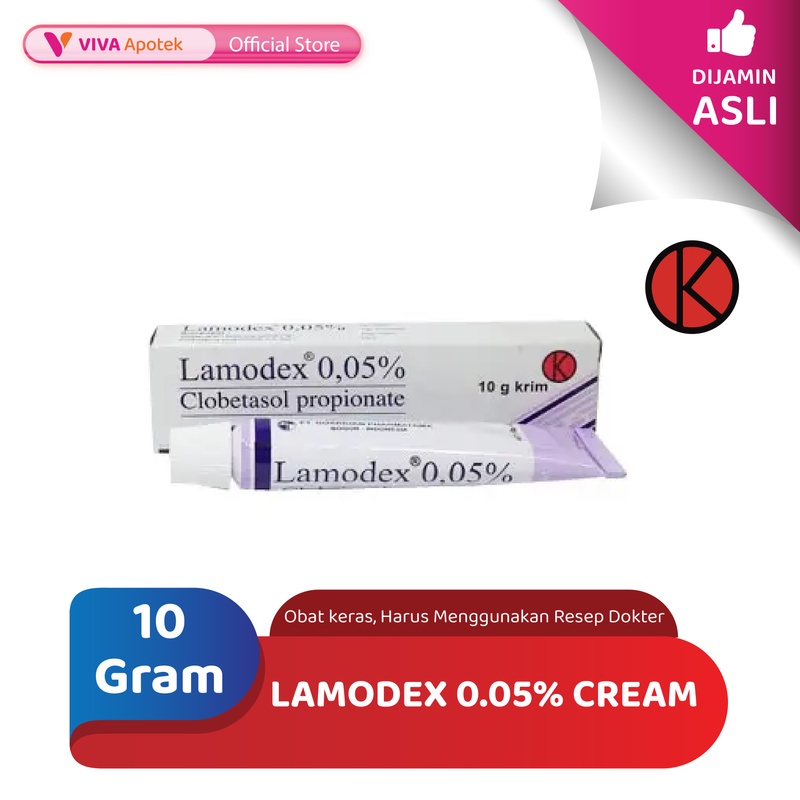 Lamodex 0.05% Cream / Clobetasol Propionate / Eksim (10 Gram)