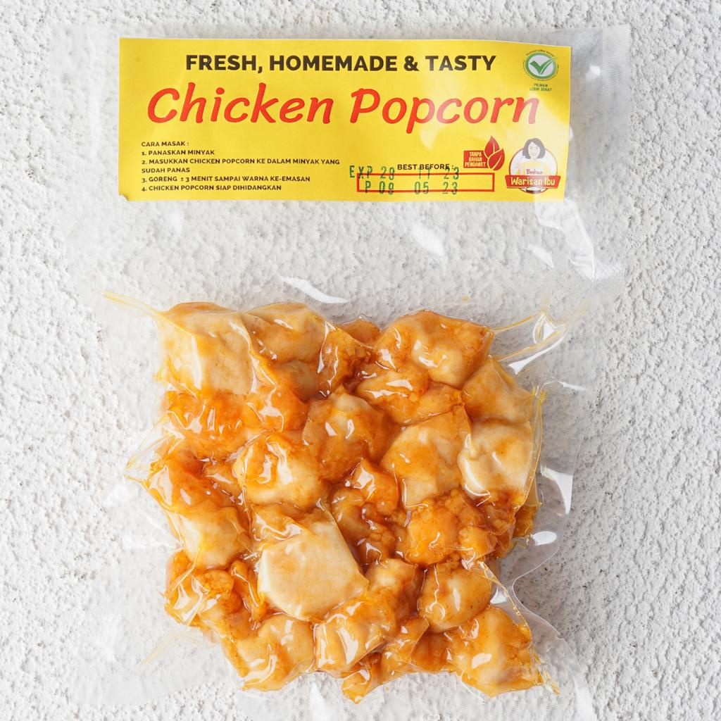 

Chicken Popcorn (Ayam Goreng Tepung) Homemade by Warisan Ibu Food 250g
