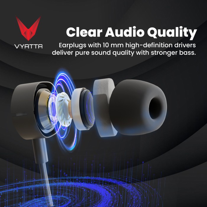 VYATTA BOOM E Earphone / Headset / Handsfree - Ultra Bass