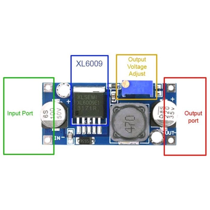 / XL6009 Step UP 4A DC-DC 3-32v Out MAX 5-35v Adjustable