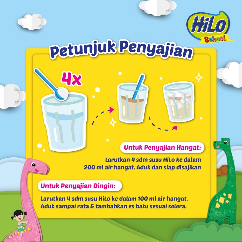 

HiLo School 3+ Strawberry Pop 400gr - Susu Pertumbuhan Anak Usia di atas 3 Tahun