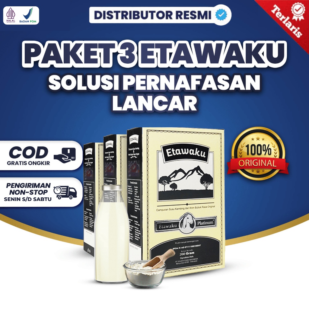 

Paket 3 Box Etawaku Platinum Original Isi 200gram Per Box