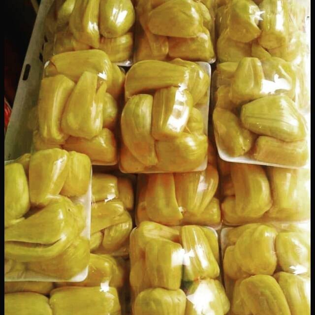 

BUAH NANGKA KUPAS MATANG SEGAR BERAT 150-250 1 PACK DAN 1 KG