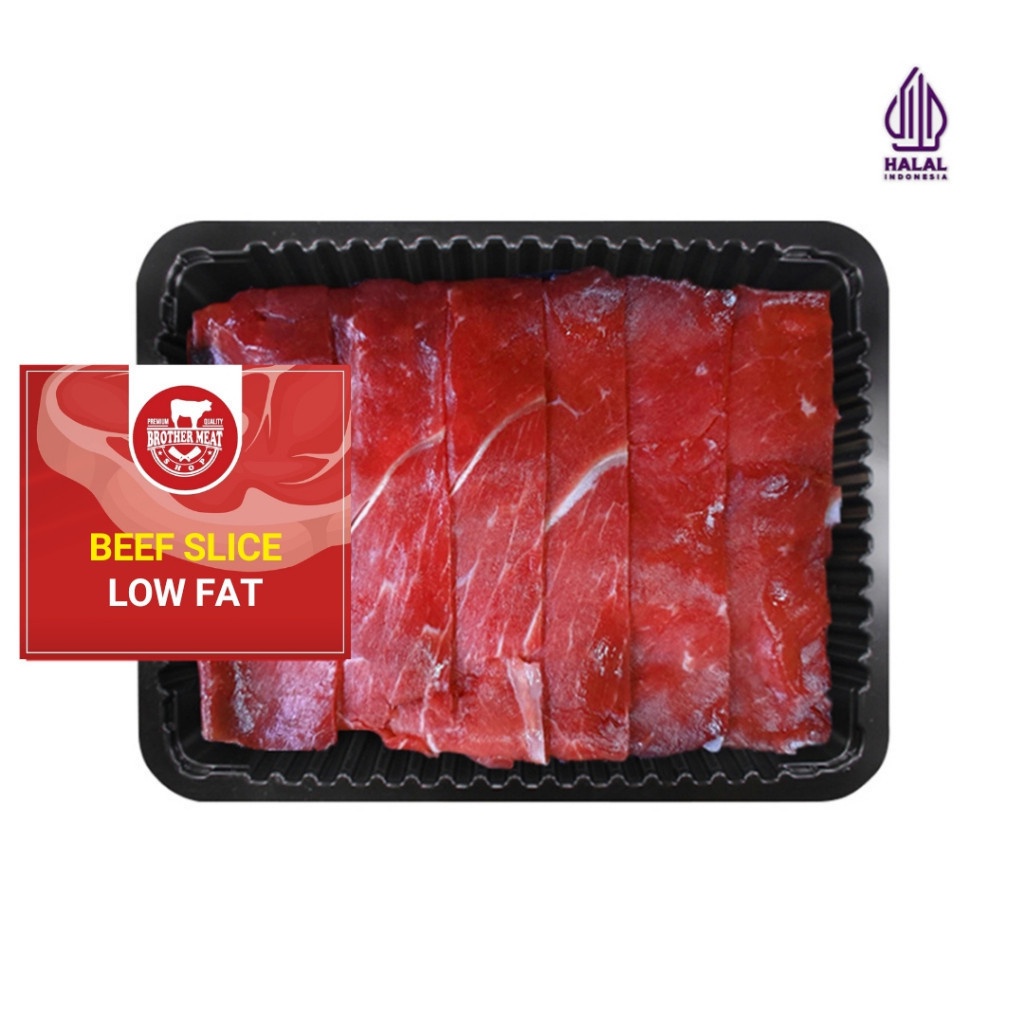 

Slice Low Fat Beef 250gr - Daging Sapi Iris Rendah Lemak