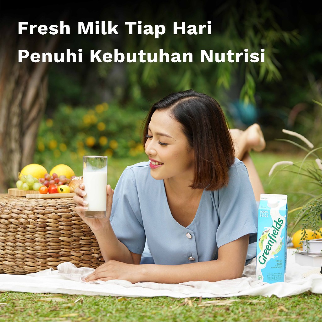 

Susu Segar Greenfields - Fresh Milk Full Cream 950ml